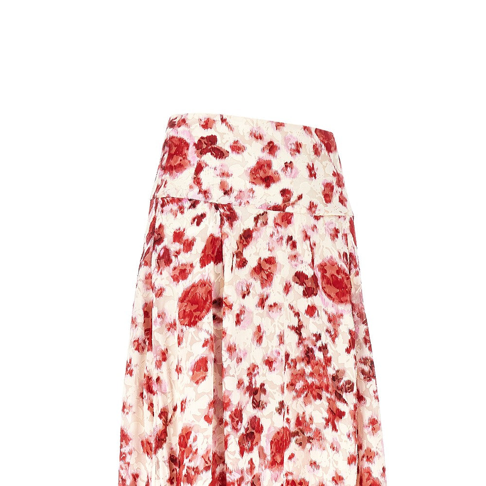 ISABEL MARANT 36 silk-blend hilza long skirt