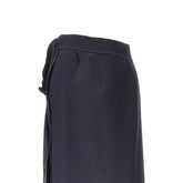 MAISON MARGIELA 42 wool-blend skirt with satin panel
