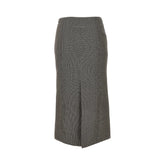 MM6 40 tweed midi skirt