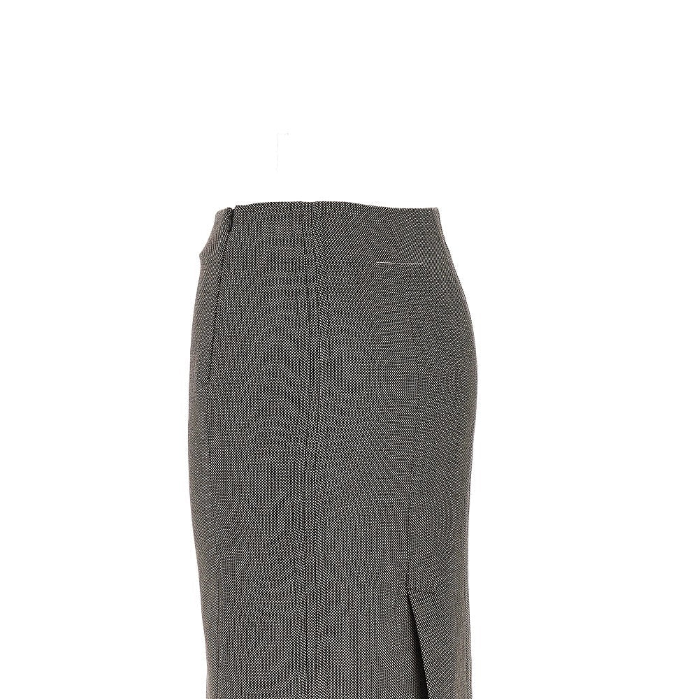MM6 40 tweed midi skirt