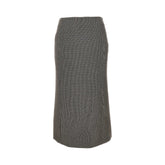 MM6 40 tweed midi skirt