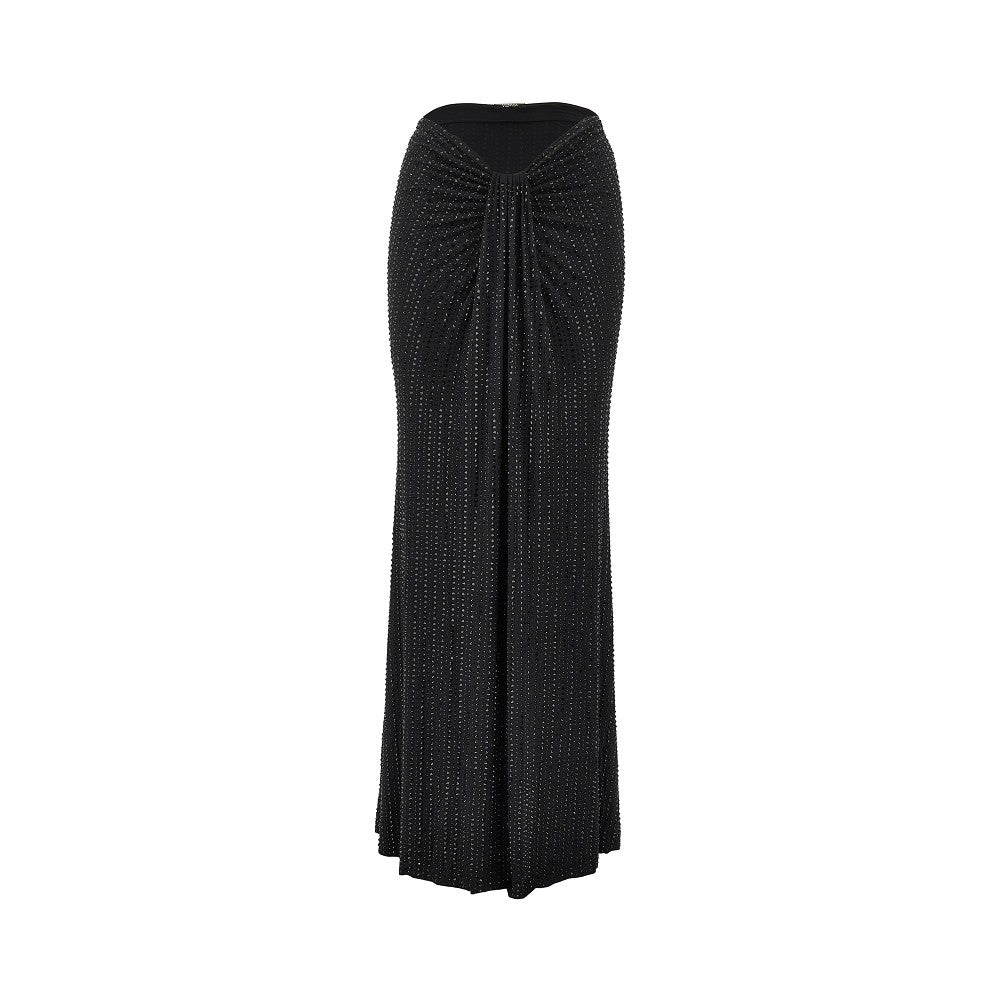 VENUJA M crystal-embellished jersey maxi skirt
