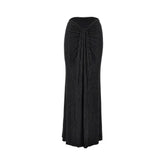 VENUJA S crystal-embellished jersey maxi skirt