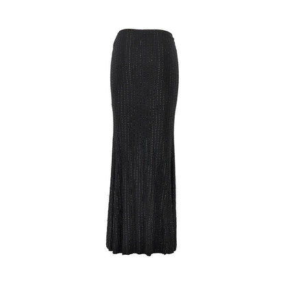 VENUJA S crystal-embellished jersey maxi skirt