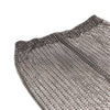 crystal mesh midi skirt