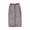 crystal mesh midi skirt
