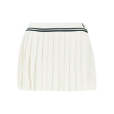 SPORTY AND RICH S src abigail pleated mini skirt