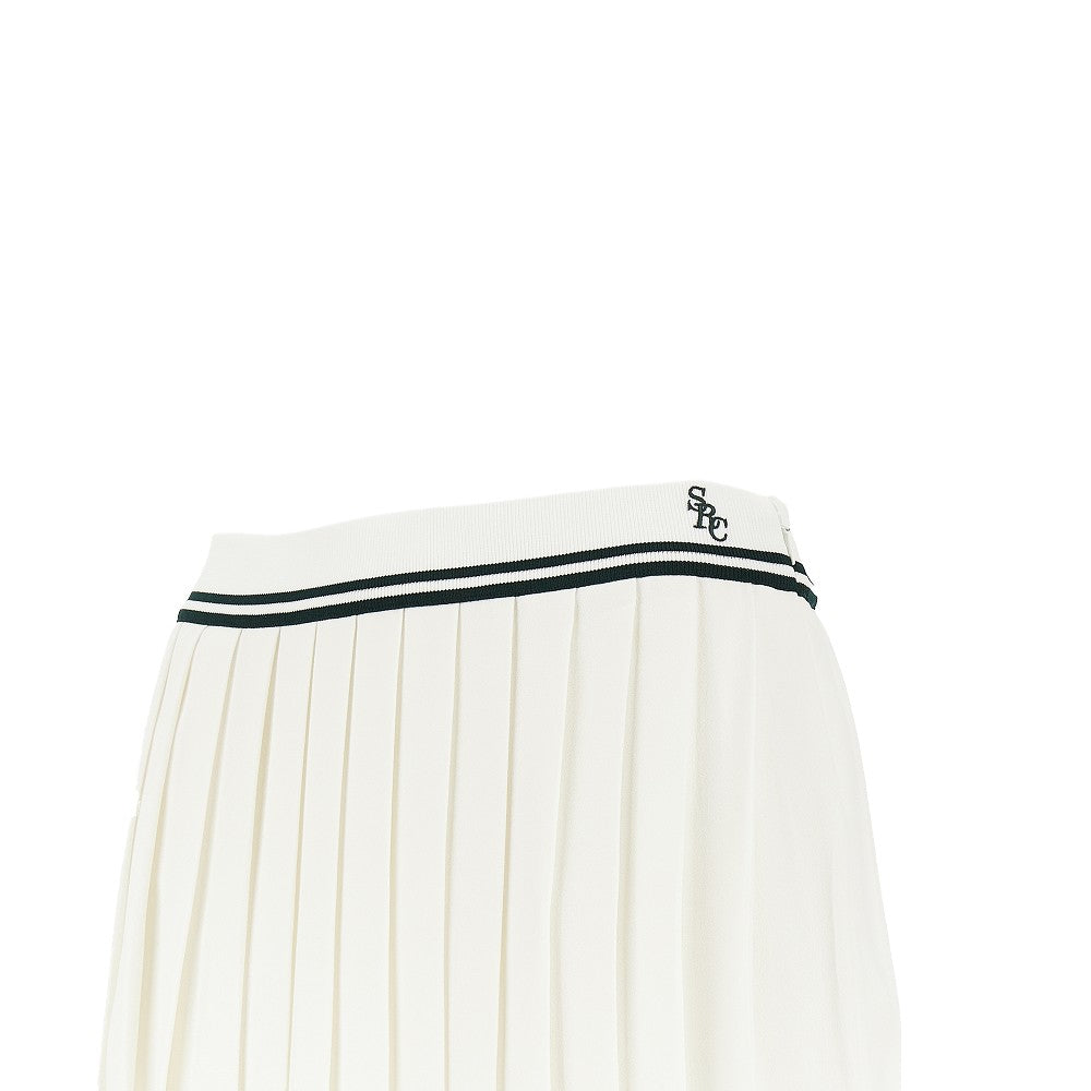 SPORTY AND RICH S src abigail pleated mini skirt