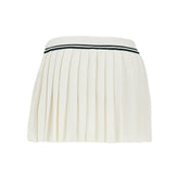 SPORTY AND RICH S src abigail pleated mini skirt