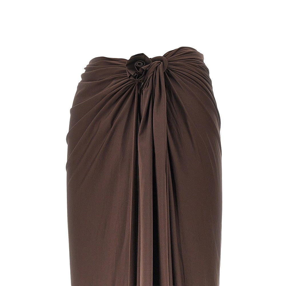 MAYGEL CORONEL OS capella long pareo skirt