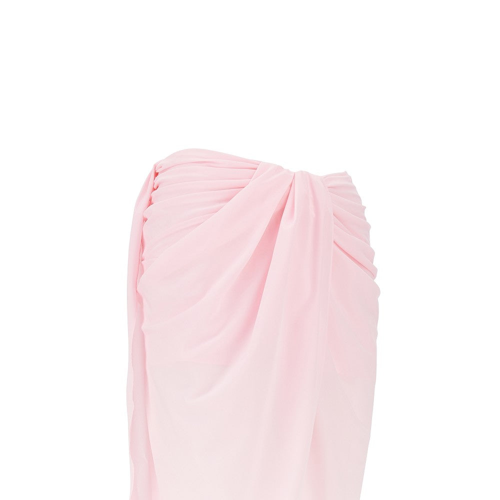 JACQUEMUS 36 paréo stretch muslin skirt