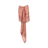 mini sarong skirt with brooch