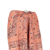 mini sarong skirt with brooch
