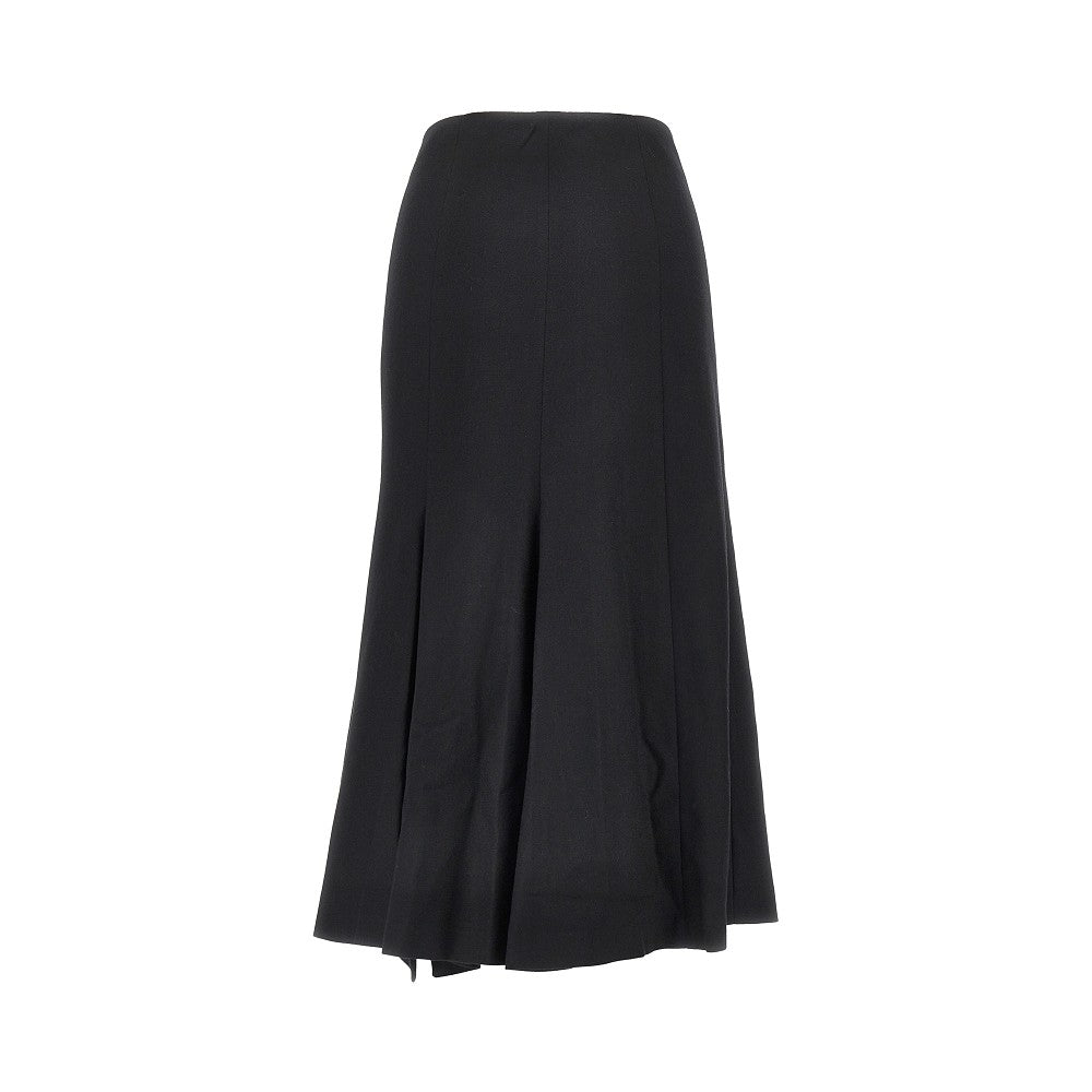erika flannel midi skirt
