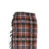 plaid wrap midi skirt