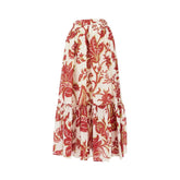 ETRO 40 printed cotton long skirt