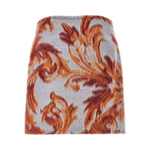 ETRO 42 jacquard wool-blend mini skirt