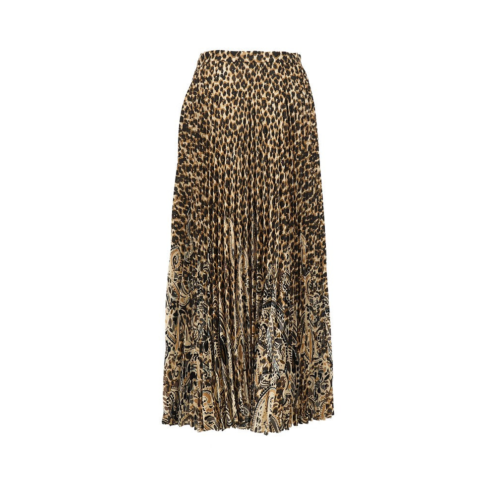 aniamlier printed long skirt