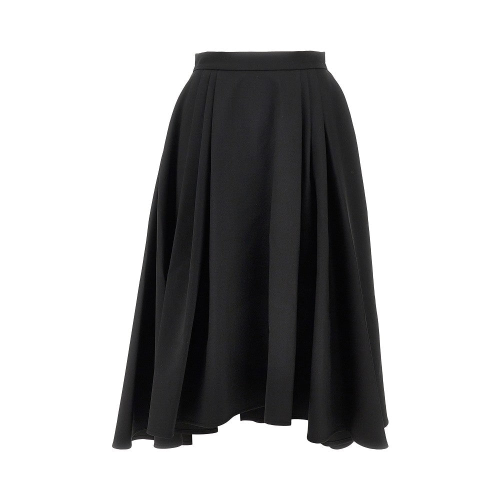 BALLY 40 wool barathea midi skirt
