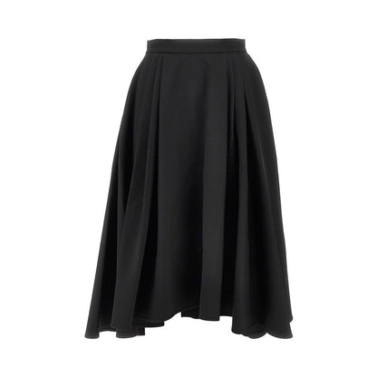 BALLY 40 wool barathea midi skirt