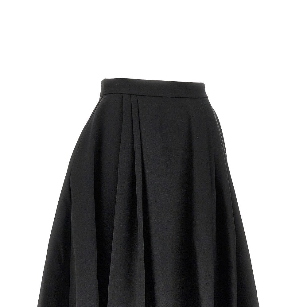 BALLY 40 wool barathea midi skirt