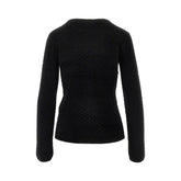 EMPORIO ARMANI XL embossed chenille top