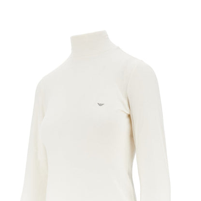 EA BODYWEAR XS lyocell and wool blend turtleneck