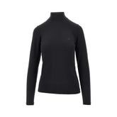 EA BODYWEAR M lyocell and wool blend turtleneck