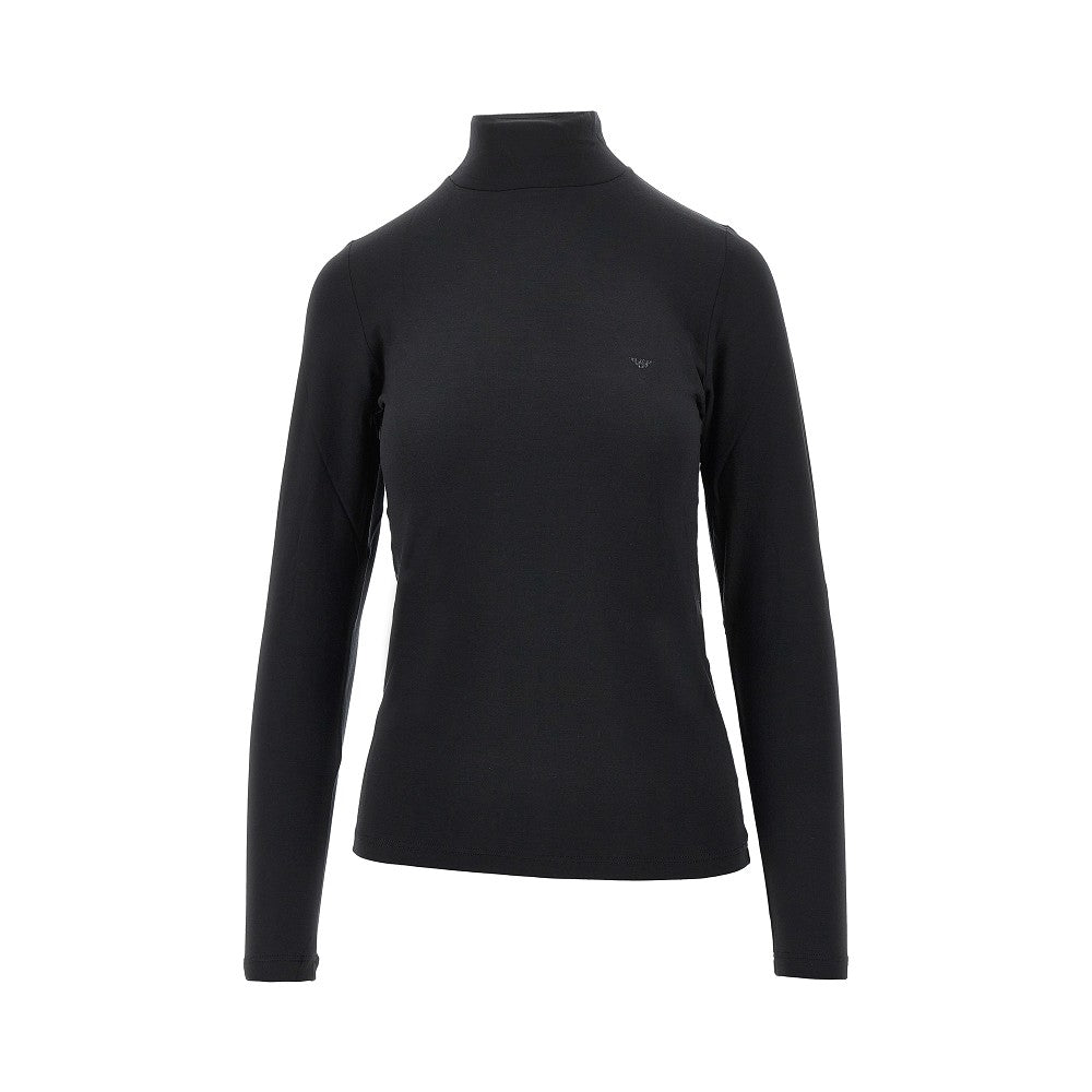 EA BODYWEAR M lyocell and wool blend turtleneck
