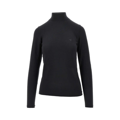 EA BODYWEAR M lyocell and wool blend turtleneck