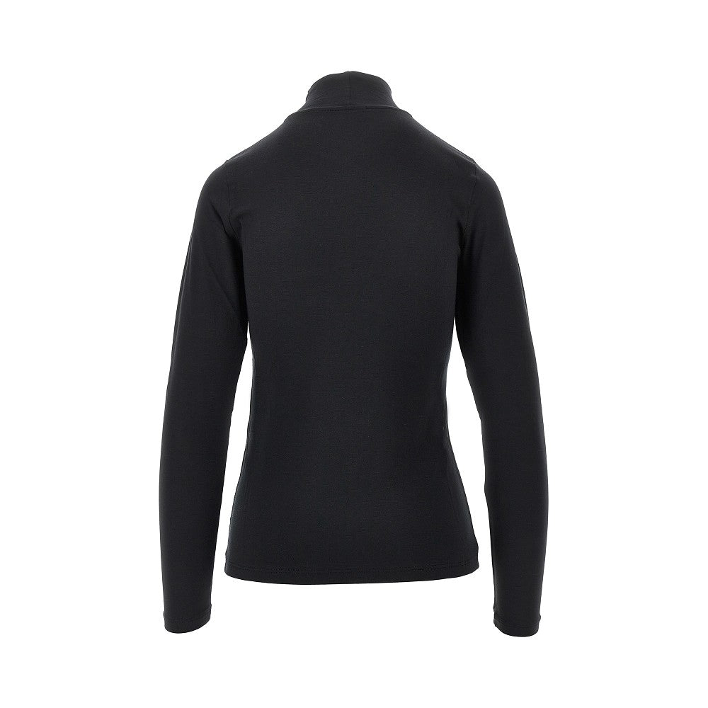 EA BODYWEAR M lyocell and wool blend turtleneck