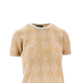 EMPORIO ARMANI XS lozenge cashmere-blend sweater