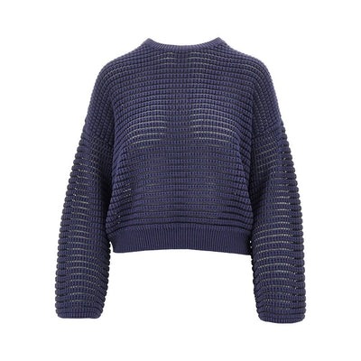 openworked cashmere blend sweater