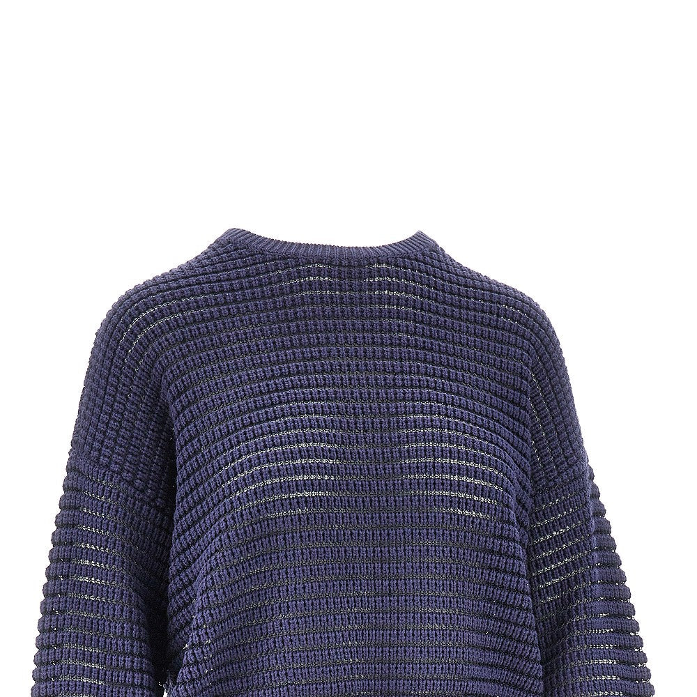 EMPORIO ARMANI M openworked cashmere blend sweater