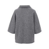 EMPORIO ARMANI M wool and cashmere polo sweater