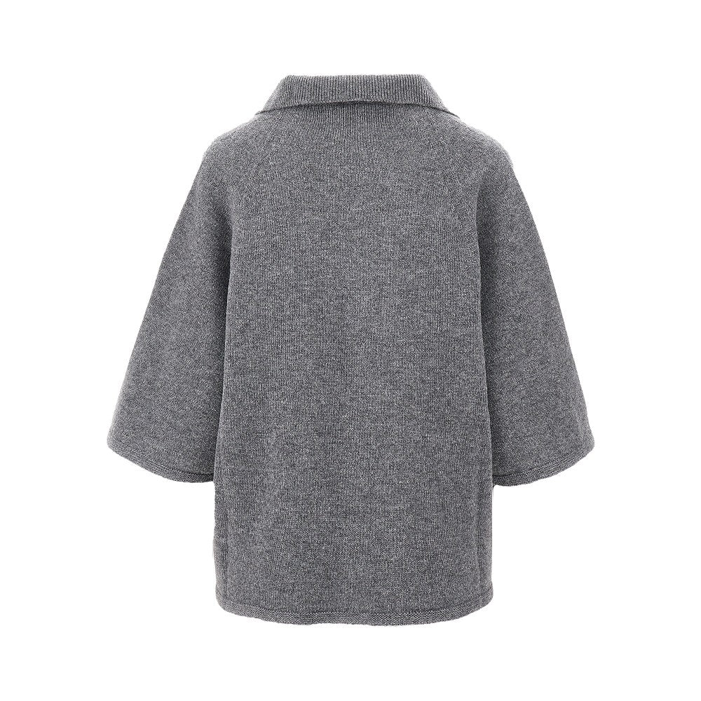 EMPORIO ARMANI M wool and cashmere polo sweater