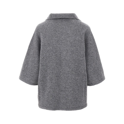 EMPORIO ARMANI M wool and cashmere polo sweater