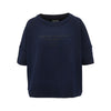 bonded jersey cropped top