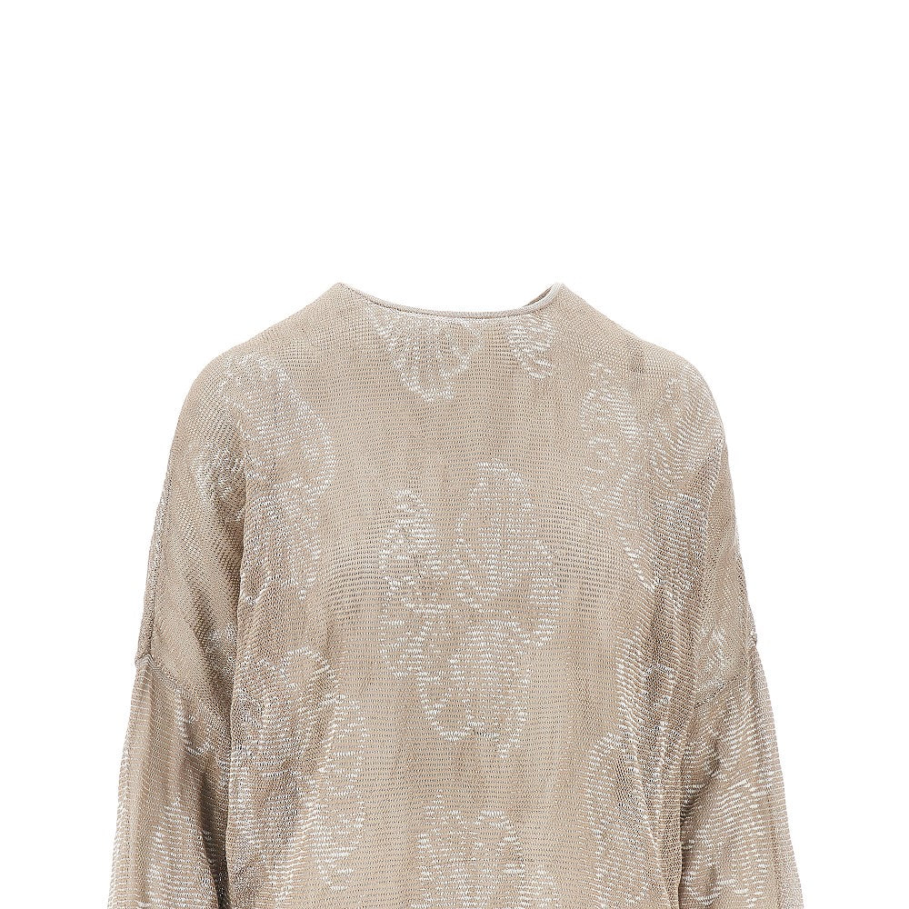 EMPORIO ARMANI M jacquard cotton-blend sweater