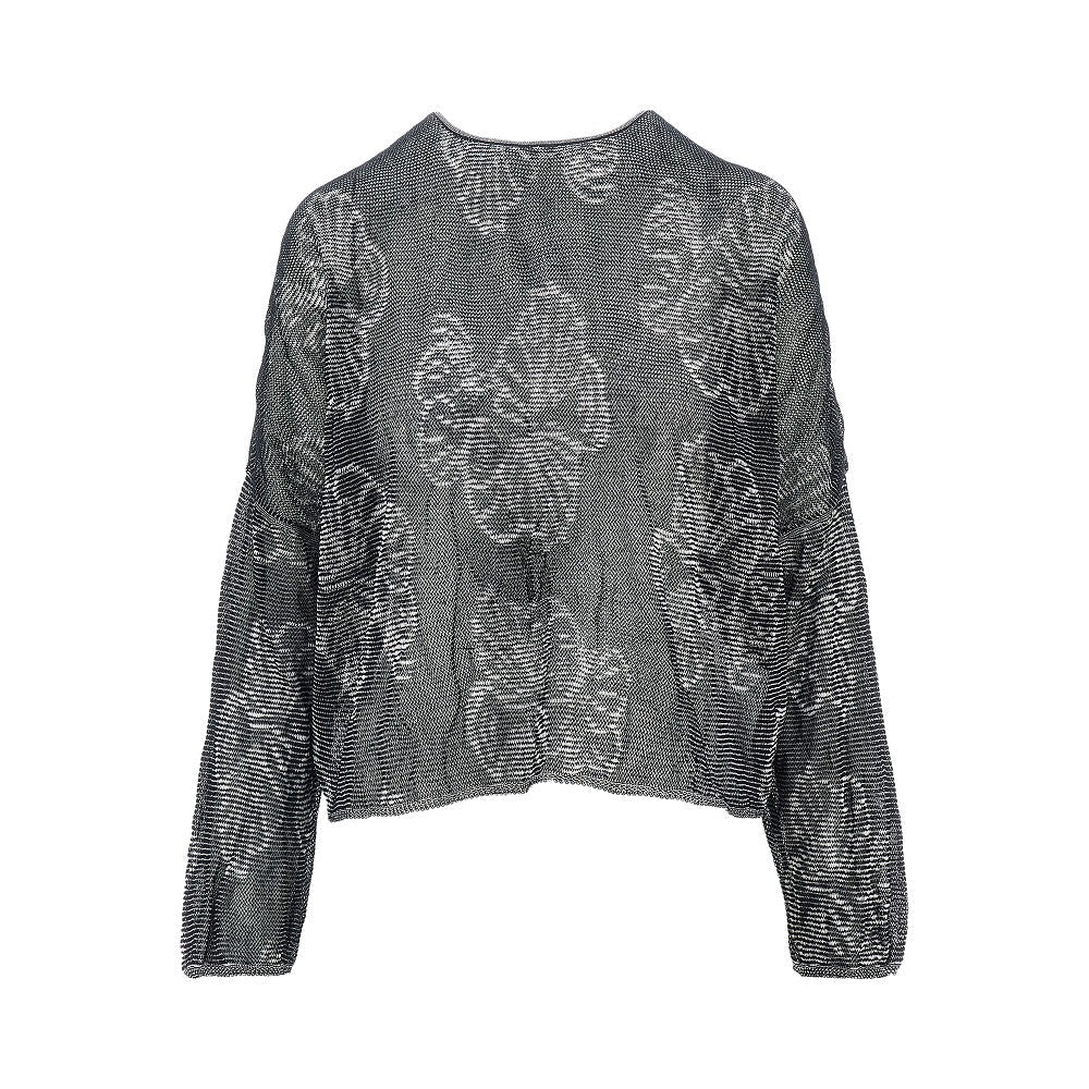 EMPORIO ARMANI L jacquard cotton-blend sweater