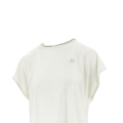 EMPORIO ARMANI S icon striped knitted top