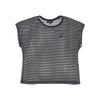 icon striped knitted top