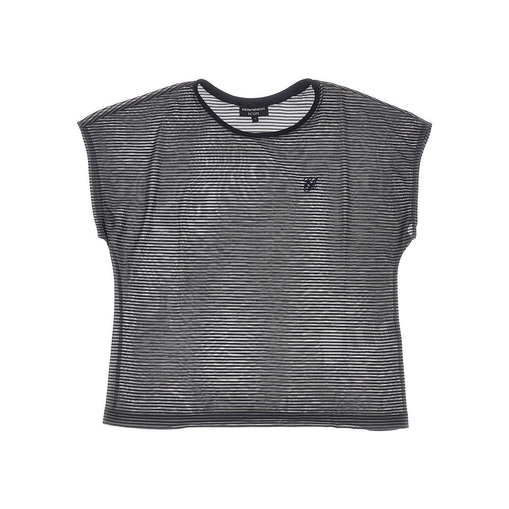 icon striped knitted top