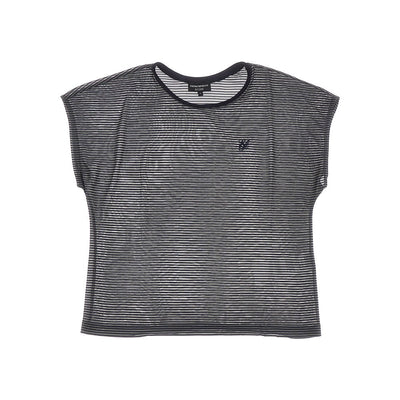 icon striped knitted top