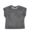 icon striped knitted top
