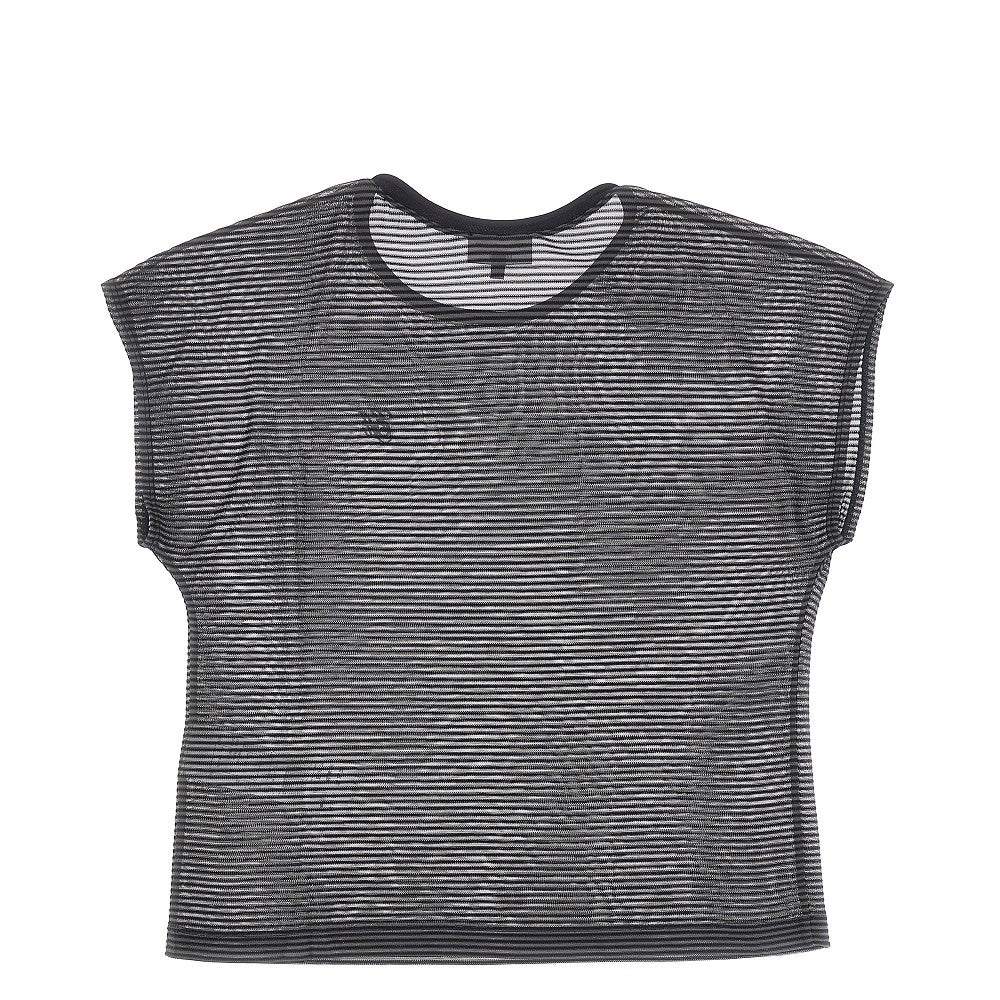 icon striped knitted top
