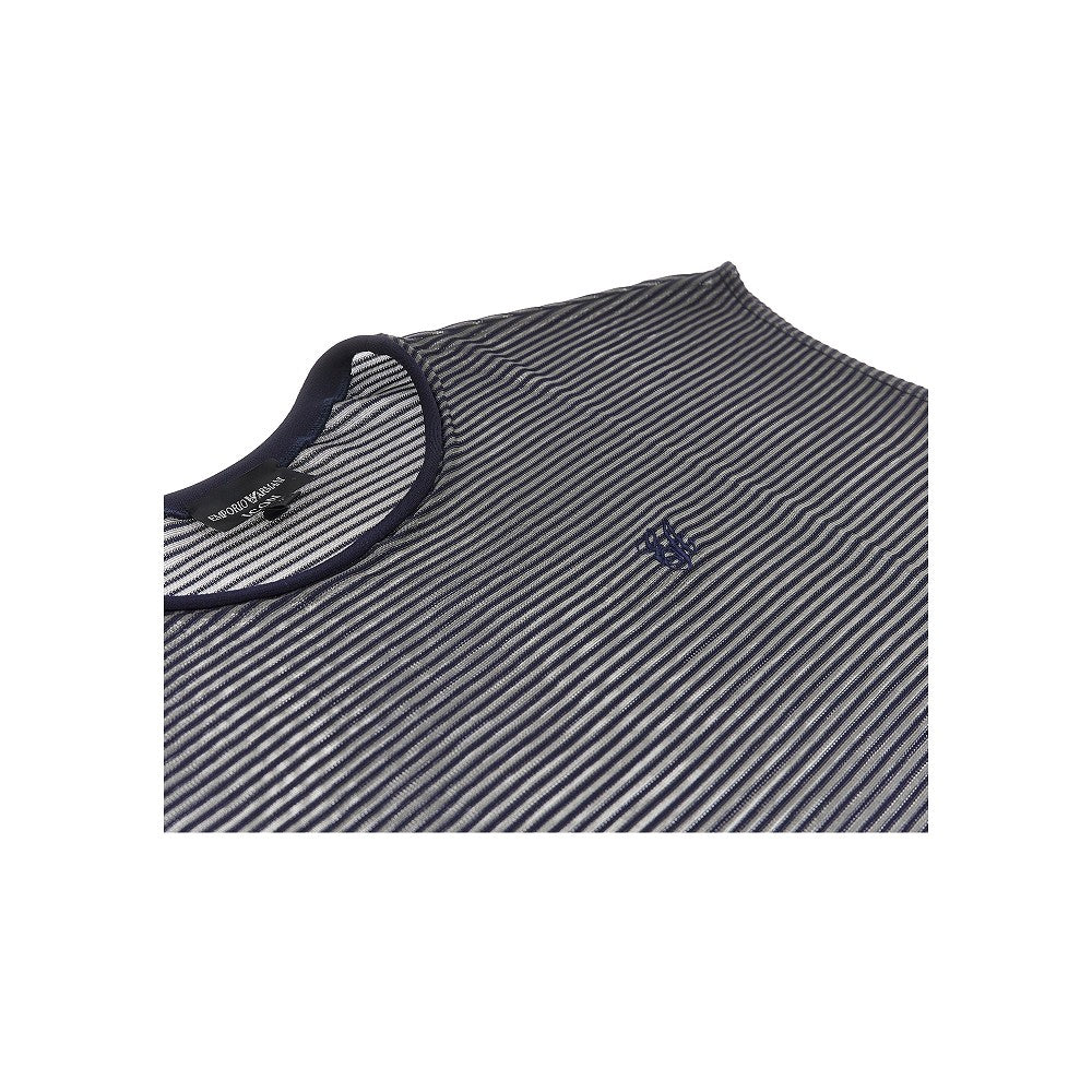 EMPORIO ARMANI S icon striped knitted top