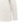 striped t-shirt with buttons