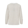 striped t-shirt with buttons