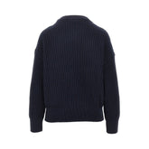 EMPORIO ARMANI S cotton sweater with shoulder buttons
